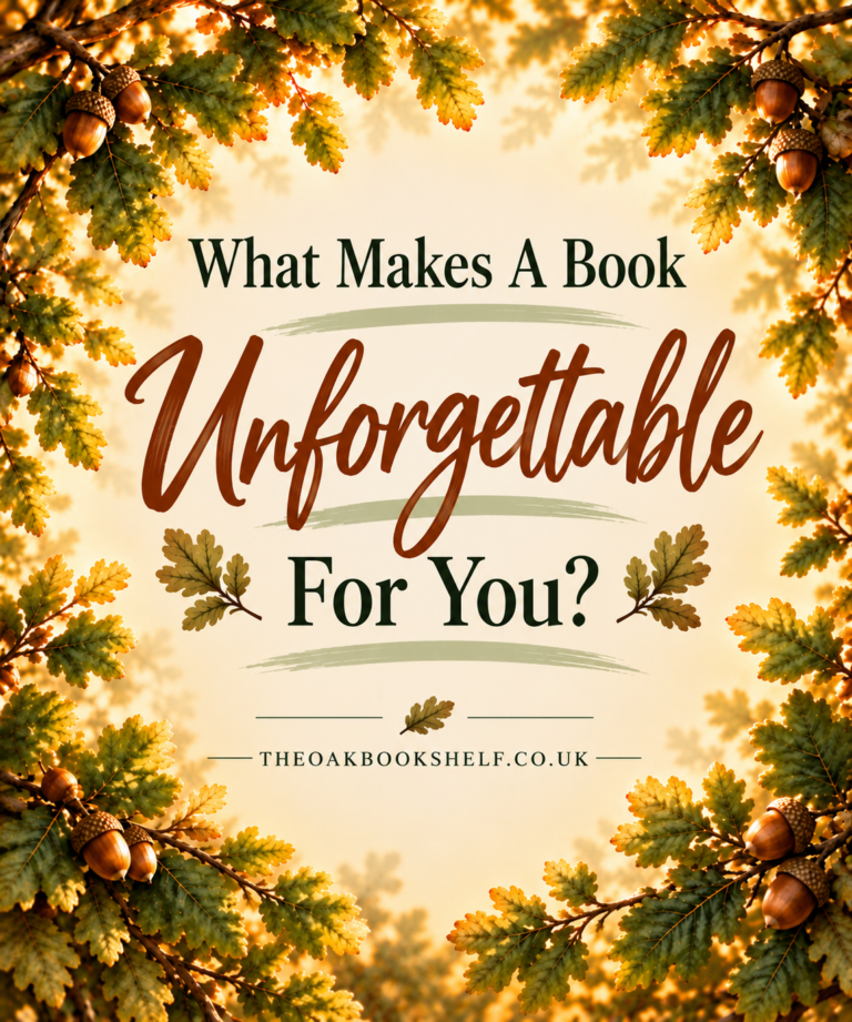 What Makes A Book Unforgettable For You?
