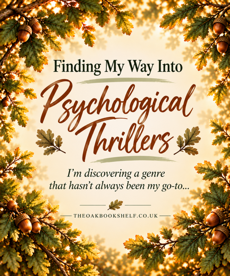 Finding My Way Into Psychological Thrillers